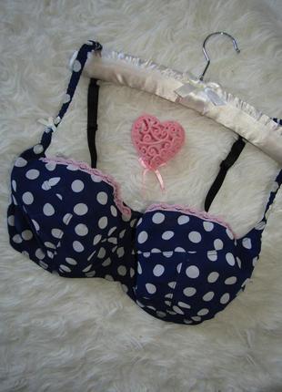 Бюстик у горошок на кісточках size 38дд
