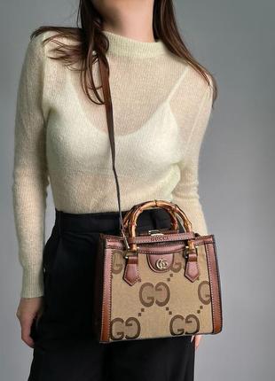 Жіноча сумка 👜 gucci diana mini brown