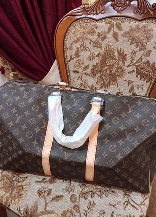 Сумка дорожня 50 см у стилі louis vuitton 🌟