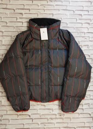 Женская зимняя куртка пуховик jordan nike puff jacket. новая, оригинал!8 фото