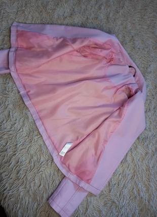 Куртка розовая искусственная кожа george5 фото
