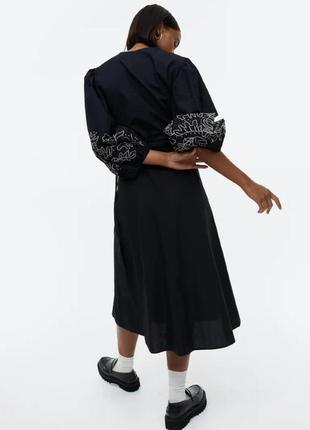 H&m платье женское миди  вышиванка5 фото