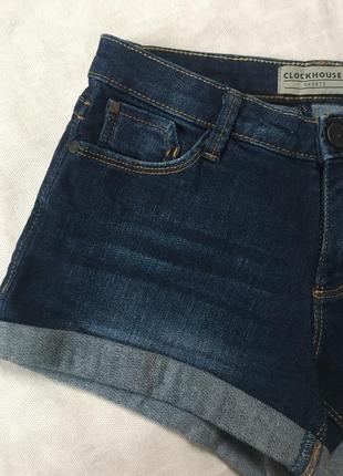 Стильные🔥🔥🔥короткие шорты джинсовые шортики с потертостями clockhouse3 фото