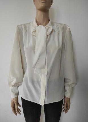 Блуза шелковая в стиле max mara2 фото