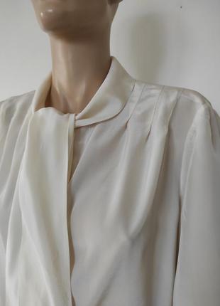 Блуза шелковая в стиле max mara6 фото