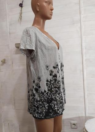Красивая блузка полупрозрачная,вышита бисером4 фото