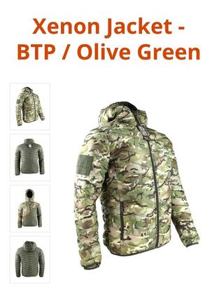 Куртка тактическая xenon jacket - btp / olive green