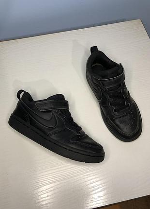 Кроссовки кеды nike court borough на липучках