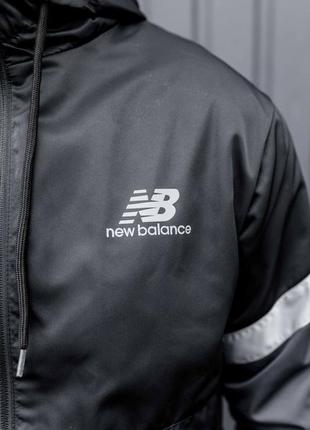 Мужская демисезонная куртка ветровка чоловіча осіння вітровка new balance6 фото