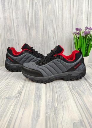 Мужские кроссовки merrell vibram thermo gray red3 фото