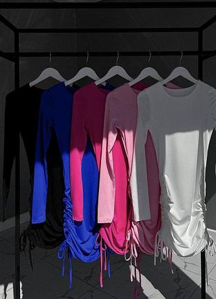 Платье на регулируемых завязках8 фото