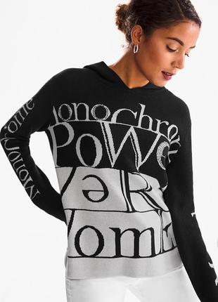 Кофта с капюшоном премиум класса с&а нитевичка