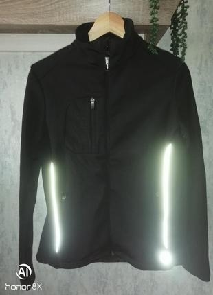 Спортивная куртка softshell ветровка для бега занятий спортом james & nicholson2 фото