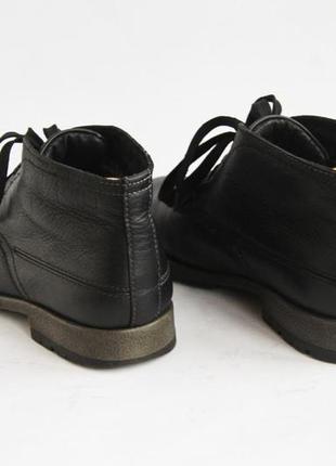 Кожаные ботинки rhd черные мужские2 фото