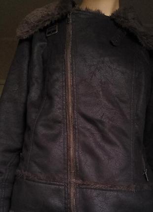 Курточка из искусственного меха3 фото