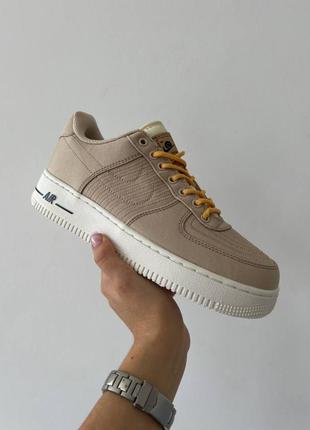 Nike air force 1 beige кроссовки