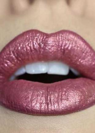 Kat von d liquid lipstick glimmer veil lolita6 фото