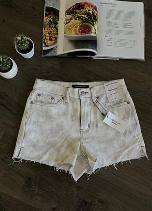Женские шорты джинсовые, calvin klein, оригинал
