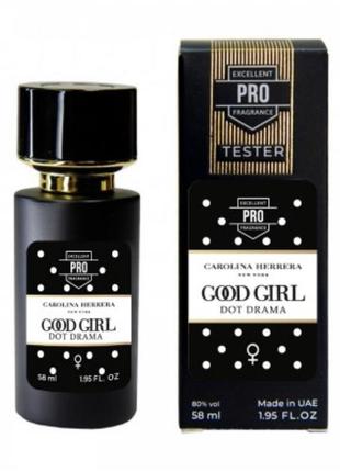 Carolina herrera good girl dot drama