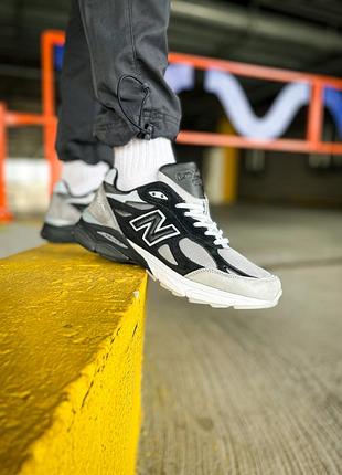 Мужские кроссовки осень-весна new balance 990 v3, мужские кроссовки демисезонные