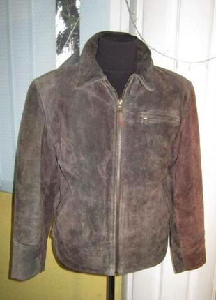 Утеплённая кожаная мужская куртка david moore. германия. лот 782
