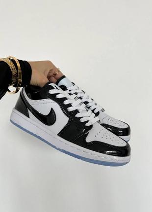 Nike air jordan low concord кросівки