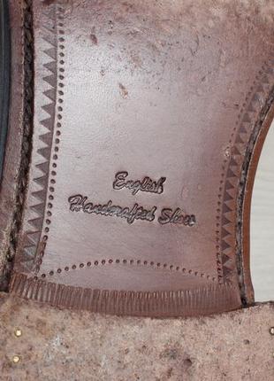 Шкіряні чоловічі туфлі лофери herring shoes england, розмір 44.5 - 456 фото