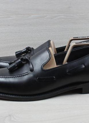 Шкіряні чоловічі туфлі лофери herring shoes england, розмір 44.5 - 457 фото