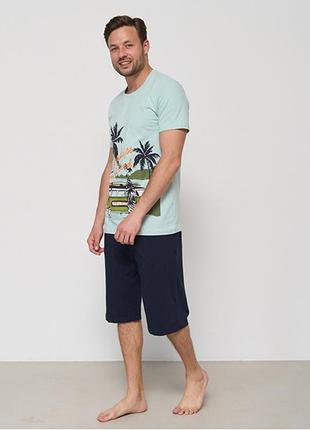 Комплект мужской футболка и шорты tom john 13598