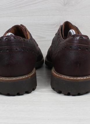 Шкіряні чоловічі туфлі / броги clarks оригінал, розмір 457 фото