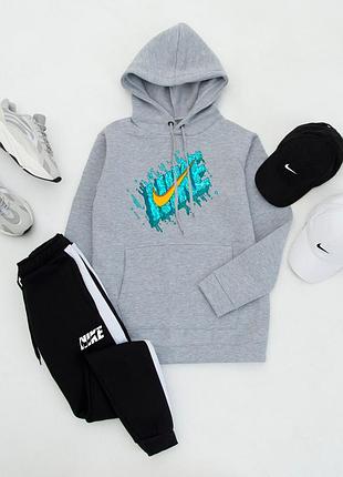 ❄️ зима. спортивний, утеплений костюм на флісі nike