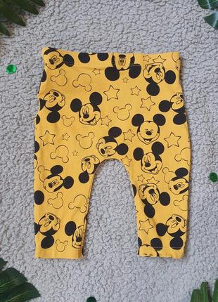 Детские брюки штанишки лосины с mickey mouse disney для девочки мальчика3 фото