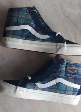 Vans x pendleton ua sk8-hi 38 dx6 фото