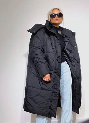 Женская зимняя объемная куртка 🔵5 фото
