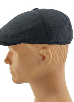 Реглан, кепка чоловіча кепка 55, 56, 57, 58, 59, 60, 61 розмір тепла з вухами1 фото