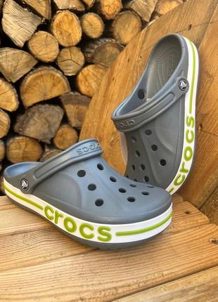 Чоловічі крокси сабо crocs bayaband charcoal