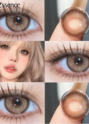 Кольорові контактні лінзи dolly raquelle коричнeві + контeйнeр