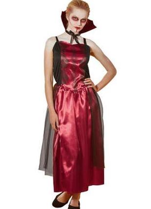 Жіночий костюм вампіра на halloween1 фото