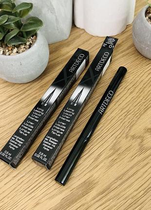 Оригінал artdeco 01 black line long lasting liquid liner intense суперстійка підводка для очей оригинал стойкая подводка