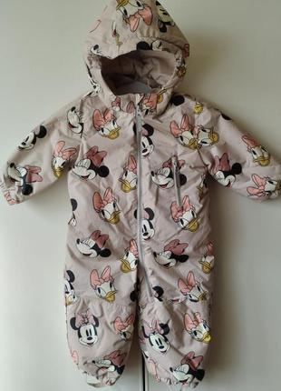 Комбинезон h&m р 80 зимний термо