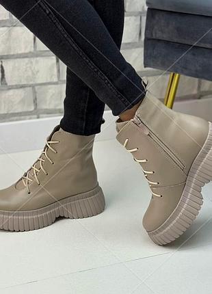 Ботинки женские кожаные осенние, демисезонные много цветов размер 36-41 украина