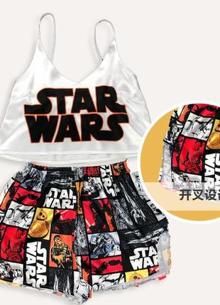 2-164 жіноча піжама зоряні війни комплект маєчка шорти женская пижама star wars1 фото
