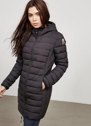 Оригинальная пуховая куртка пуховик parajumpers &nbsp;irene super lightweight mid length hooded down