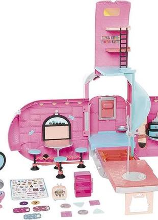 Игровой набор lol surprise 55+! гламурный кемпер дом на колесах 4 в 1 toy set glamour glamper 4 in 1