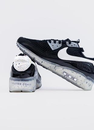 Мужские кроссовки nike air max terrascape 90. цвет черный с белым