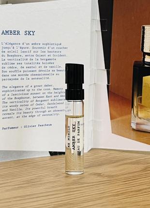 Оригінал пробник парфум парфумована вода ex nihilo amber sky оригинал парфюм парфюмированая вода2 фото