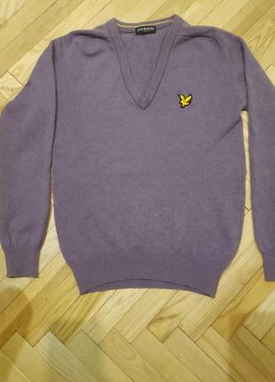 Свитер шерсть lyle &amp;scott