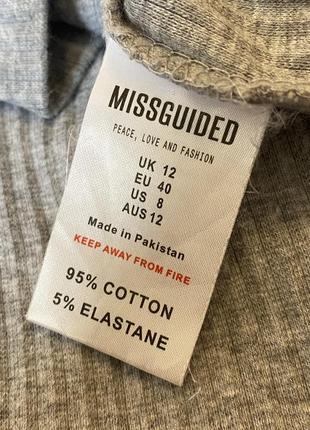 Платье в рубчик от missguided5 фото