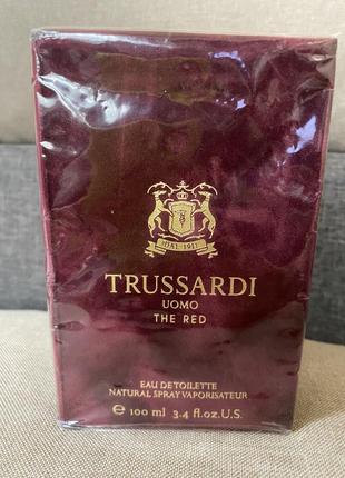 Trussardi uomo the red туалетна вода 100 мл, оригінал2 фото