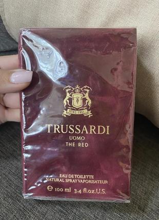 Trussardi uomo the red туалетна вода 100 мл, оригінал1 фото